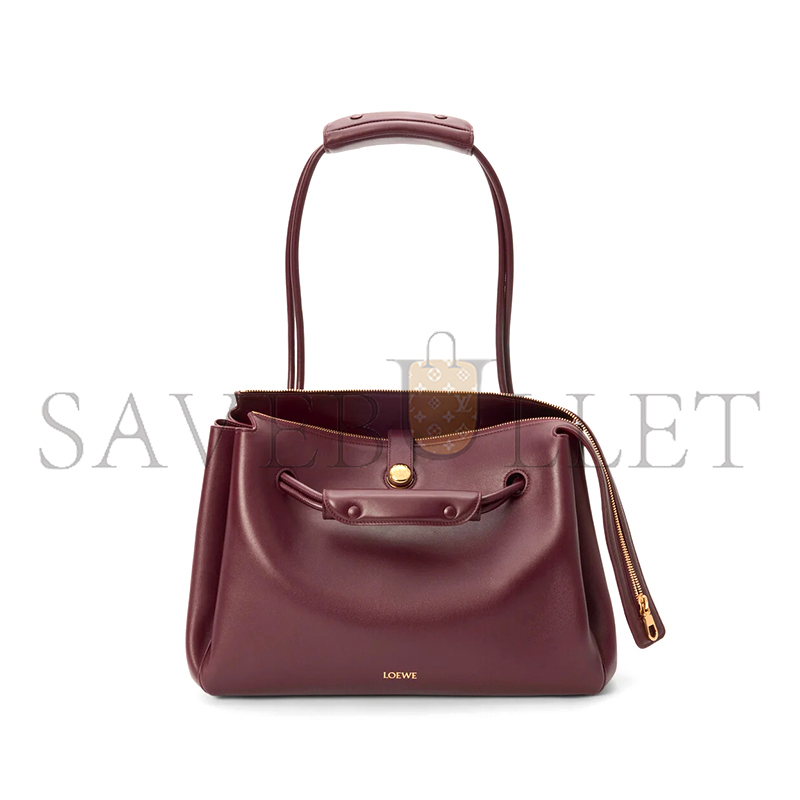 l0ew* large madrid bag in S*pple calfskin aanbspbx01 (33*24*12.5cm)